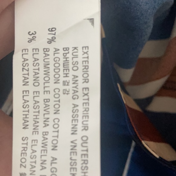 Stripped wide leg pants with belt - Picture 11 of 16